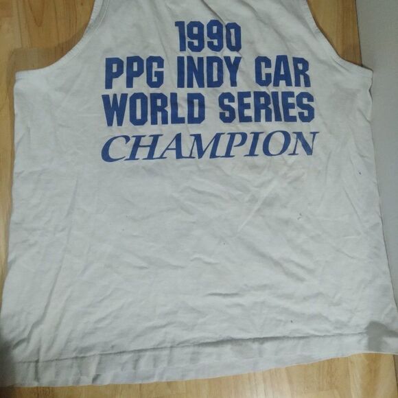 Vintage Al Unser Jr. Indy Car World Series Champion 1990 Tank Top - Picture 6 of 7